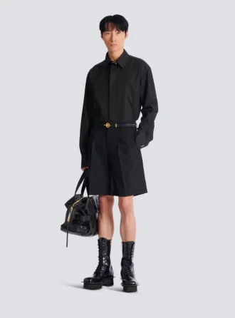 Chemise asymétrique en popeline Chemise asymétrique en popeline