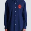 Chemise College Emblem en coton Oxford Chemise College Emblem en coton Oxford