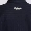 Chemise College Emblem en laine rayée Chemise College Emblem en laine rayée