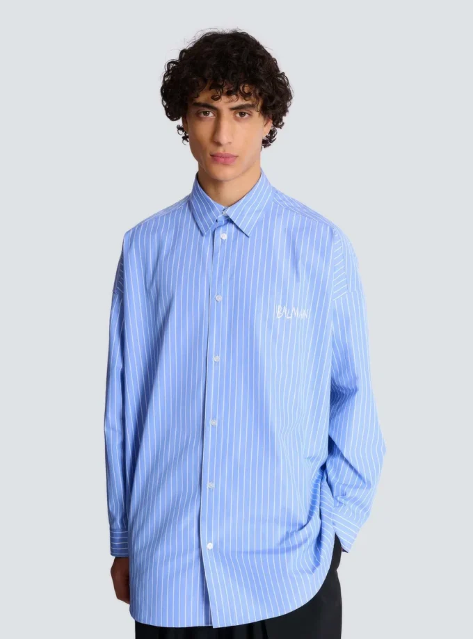 Chemise décontractée à rayures Chemise décontractée à rayures