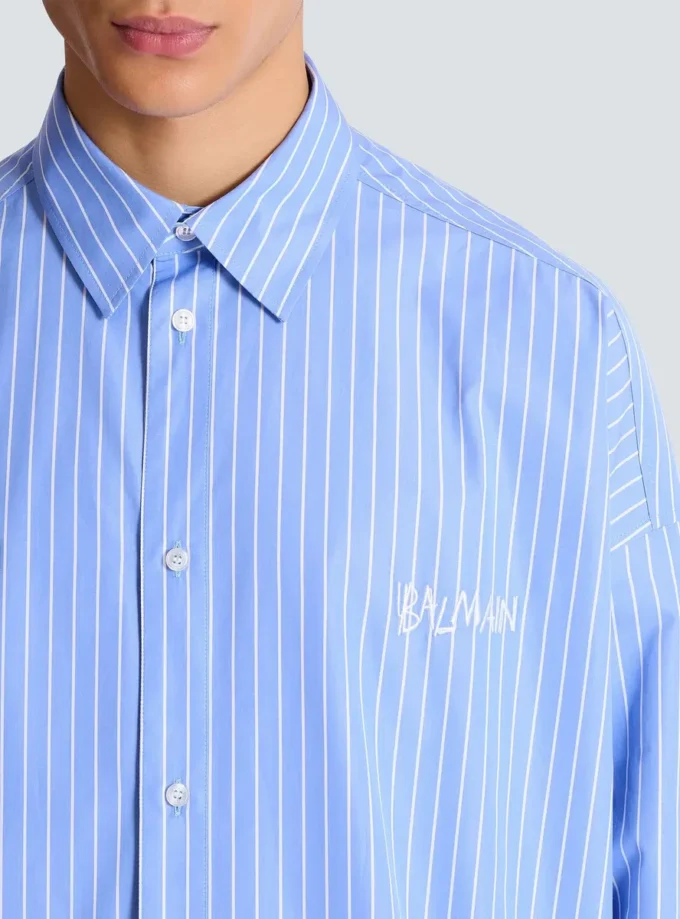 Chemise décontractée à rayures Chemise décontractée à rayures