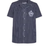 Chemise de pyjama en popeline rayée Chemise de pyjama en popeline rayée