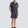 Chemise de pyjama en popeline rayée Chemise de pyjama en popeline rayée