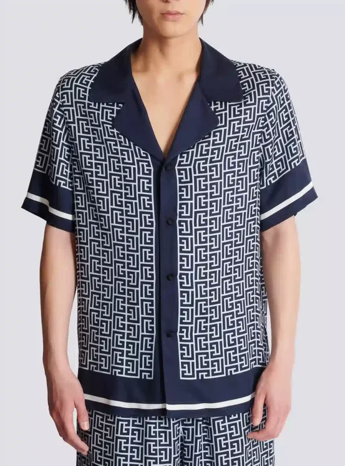 Chemise de pyjama monogrammée Chemise de pyjama monogrammée