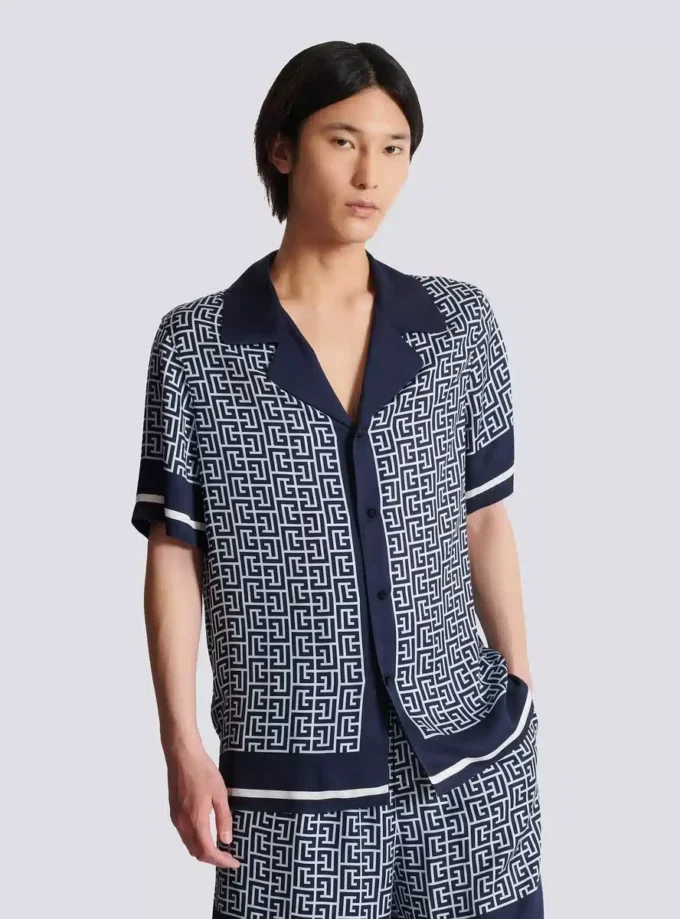 Chemise de pyjama monogrammée Chemise de pyjama monogrammée
