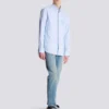Chemise en coton brodée Balmain Écusson Chemise en coton brodée Balmain Écusson