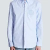 Chemise en coton brodée Balmain Écusson Chemise en coton brodée Balmain Écusson