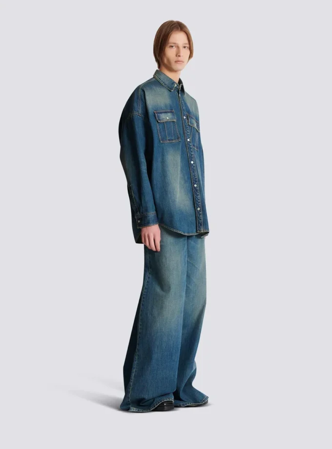Chemise en denim