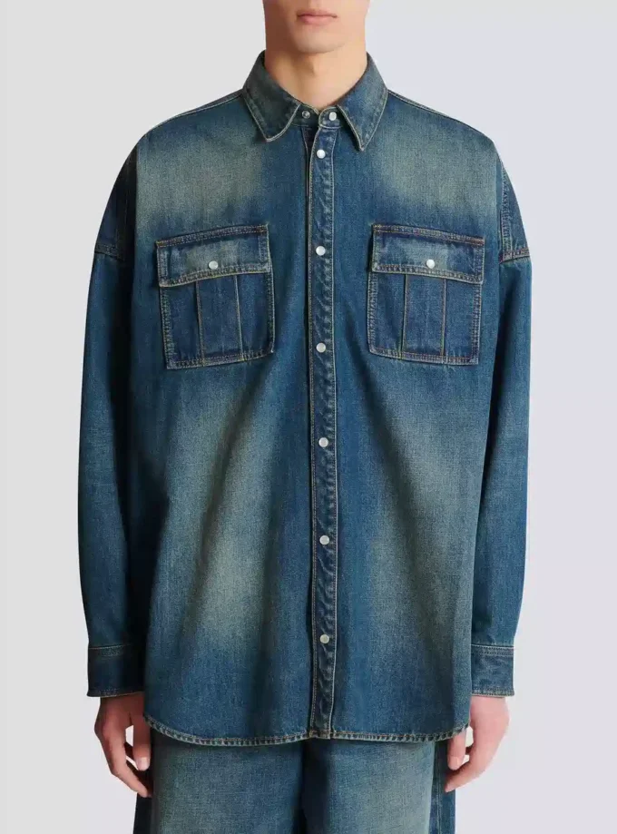 Chemise en denim