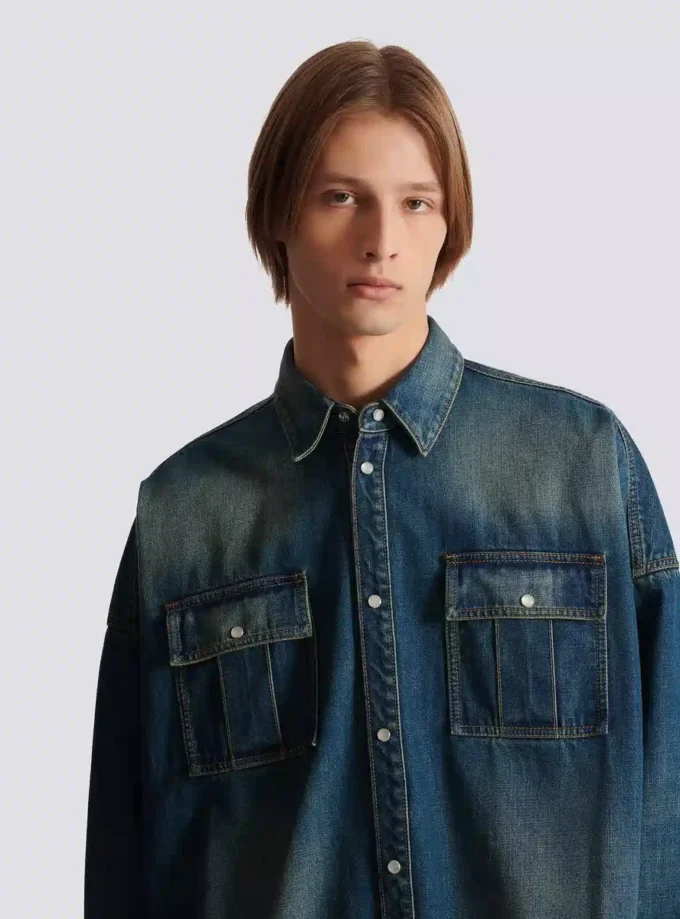 Chemise en denim