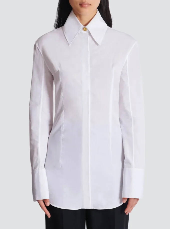 Chemise en popeline de coton Chemise en popeline de coton