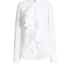 Chemise en popeline à volants Chemise en popeline à volants