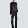 Chemise en soie avec cristaux Chemise en soie avec cristaux