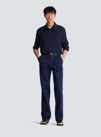 Chemise jacquard monogrammée Chemise jacquard monogrammée