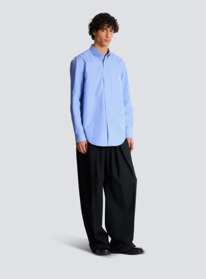 Chemise rayée coupe classique