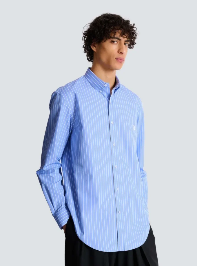 Chemise rayée coupe classique