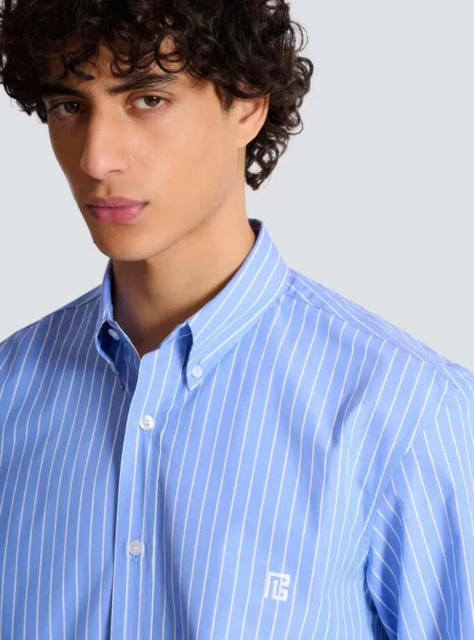 Chemise rayée coupe classique