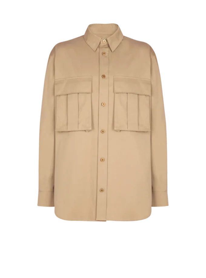 Chemise safari en coton Chemise safari en coton