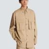 Chemise safari en coton Chemise safari en coton