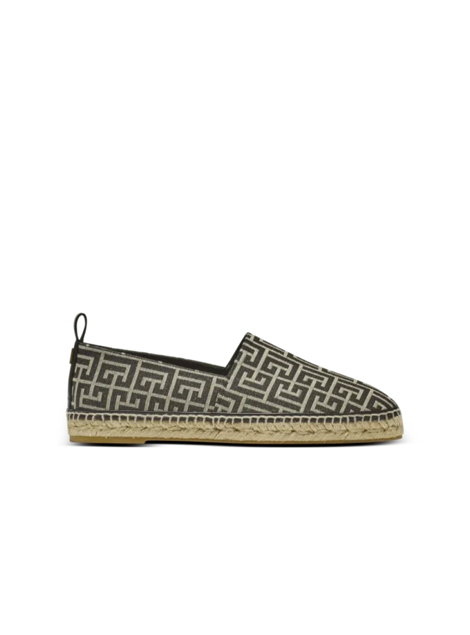 Espadrilles jacquard monogramme
