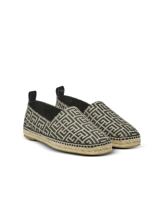 Espadrilles jacquard monogramme