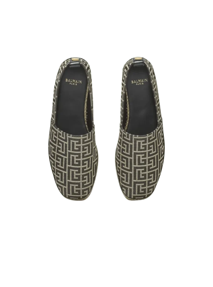 Espadrilles jacquard monogramme