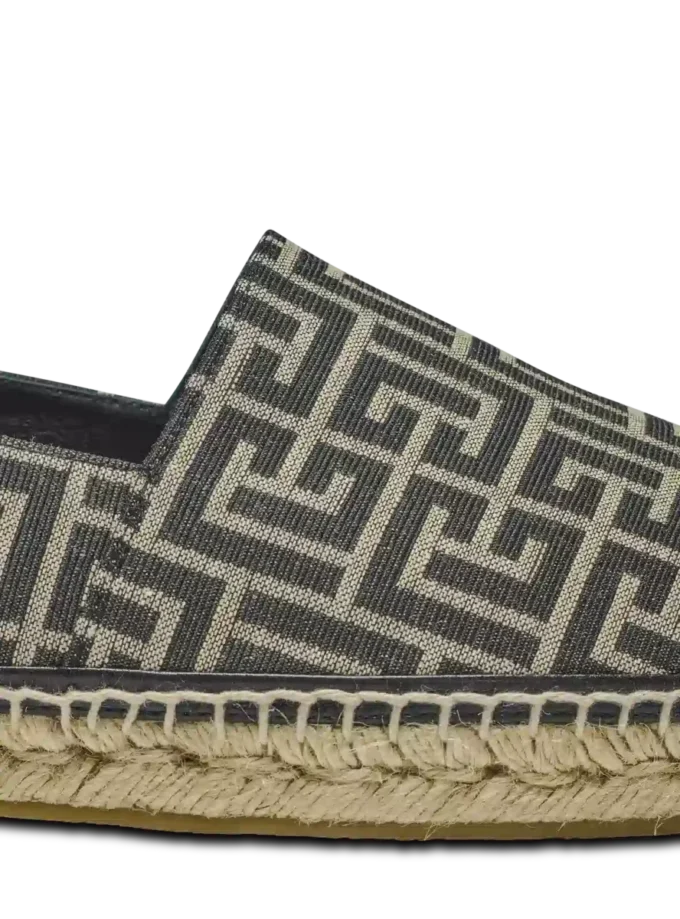 Espadrilles jacquard monogramme