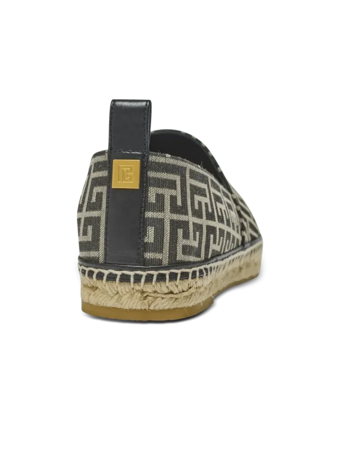 Espadrilles jacquard monogramme