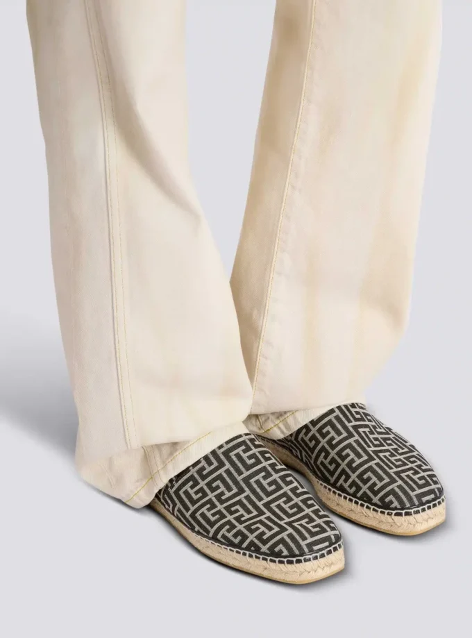 Espadrilles jacquard monogramme