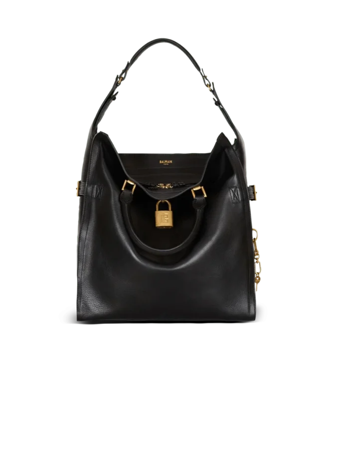 Grand sac cabas Pulse en cuir de veau ciré Grand sac cabas Pulse en cuir de veau ciré
