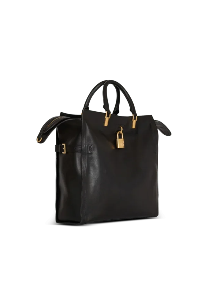 Grand sac cabas Pulse en cuir de veau ciré Grand sac cabas Pulse en cuir de veau ciré