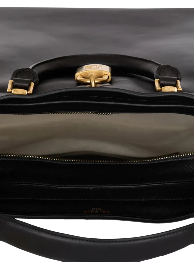 Grand sac cabas Pulse en cuir de veau ciré Grand sac cabas Pulse en cuir de veau ciré