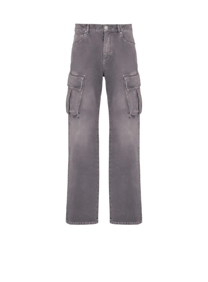 Jean cargo ample en denim Jean cargo ample en denim