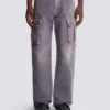Jean cargo ample en denim Jean cargo ample en denim