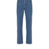 Jean droit en denim bleu