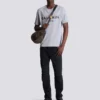 Jean motard en denim vintage noir Jean motard en denim vintage noir