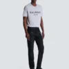 Jean motard en denim vintage noir Jean motard en denim vintage noir