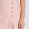 Jupe courte en tweed à paillettes Jupe courte en tweed à paillettes