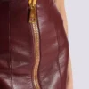 Jupe crayon en cuir d&rsquo;agneau