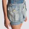 Jupe en denim avec poches Jupe en denim avec poches