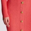 Jupe midi en maille torsadée Jupe midi en maille torsadée