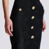 Jupe midi à motif baroque Jupe midi à motif baroque