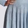 Jupe trapèze en maille texturée Jupe trapèze en maille texturée