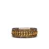 Large ceinture en chaînes tressées et cuir Large ceinture en chaînes tressées et cuir