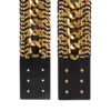 Large ceinture en chaînes tressées et cuir Large ceinture en chaînes tressées et cuir