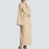Long trench-coat en gabardine de coton Long trench-coat en gabardine de coton