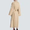 Long trench-coat en gabardine de coton Long trench-coat en gabardine de coton