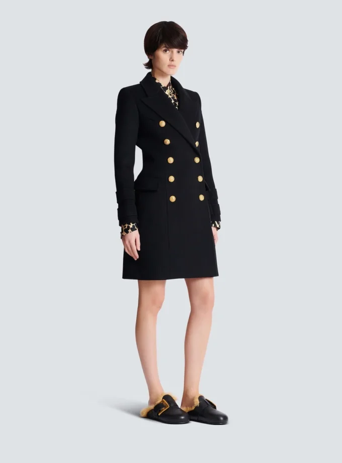 Manteau 10 boutons en laine et cachemire Manteau 10 boutons en laine et cachemire