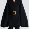 Manteau court en laine croisé Manteau court en laine croisé