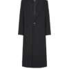 Manteau long en laine grain de poudre Manteau long en laine grain de poudre